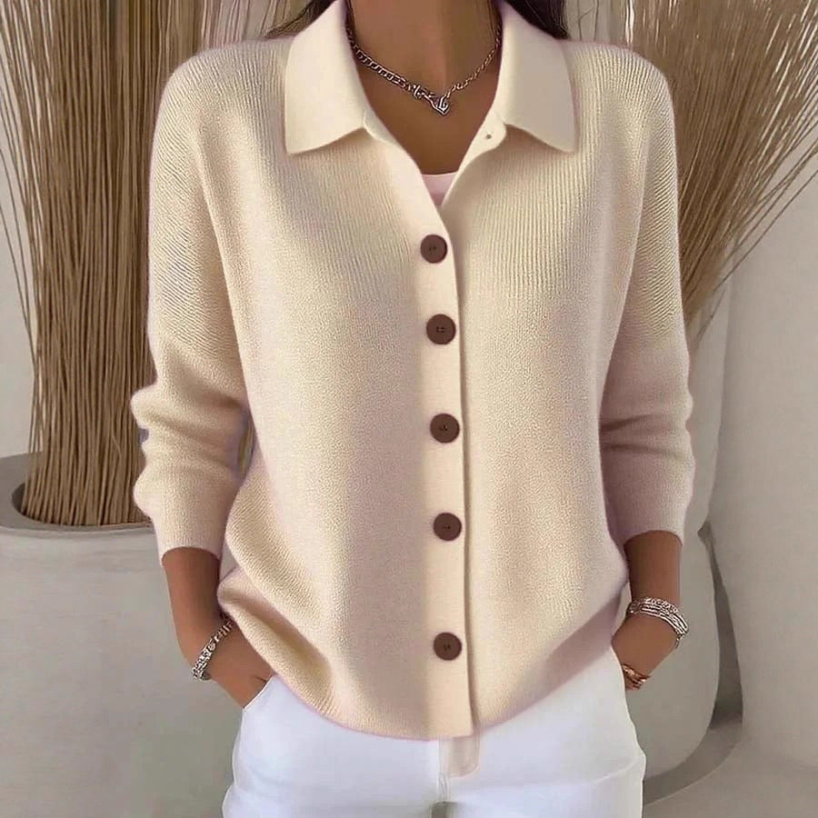 Amelie™ Stickad Cardigan | Tidlös elegans och vardagskomfort
