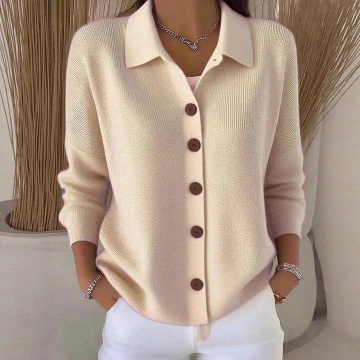 Amelie™ Stickad Cardigan | Tidlös elegans och vardagskomfort