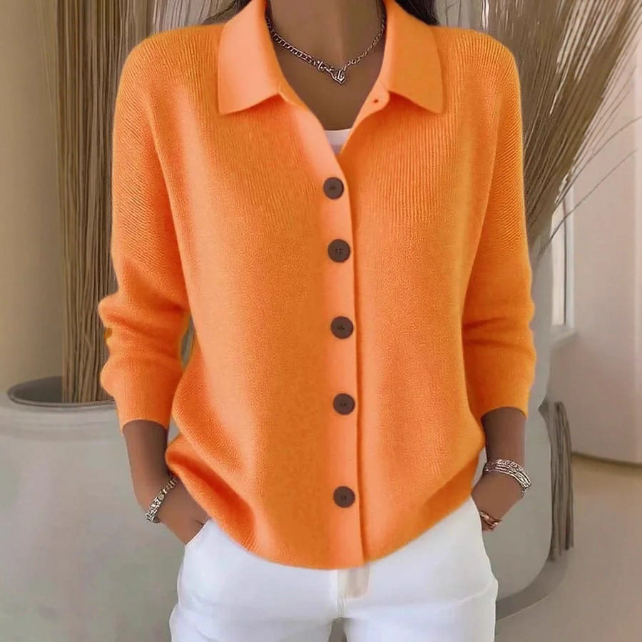 Amelie™ Stickad Cardigan | Tidlös elegans och vardagskomfort