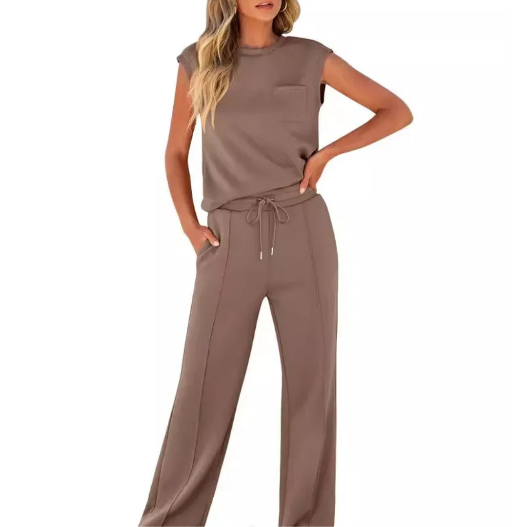 Kaiya™ Avslappnat Matchande Set | Enkel vardags-elegans