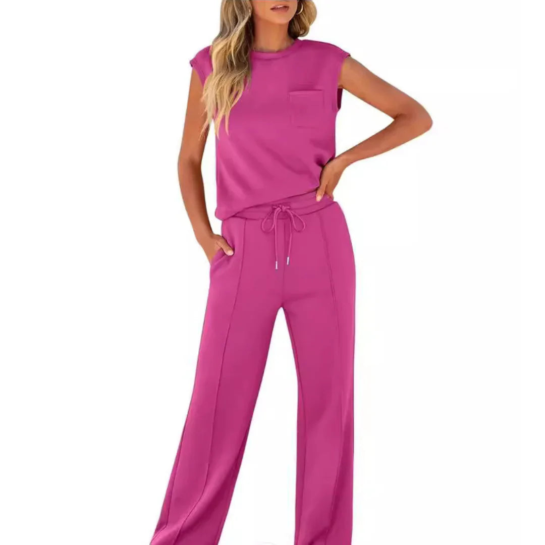 Kaiya™ Avslappnat Matchande Set | Enkel vardags-elegans