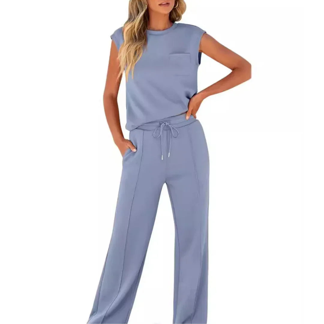 Kaiya™ Avslappnat Matchande Set | Enkel vardags-elegans