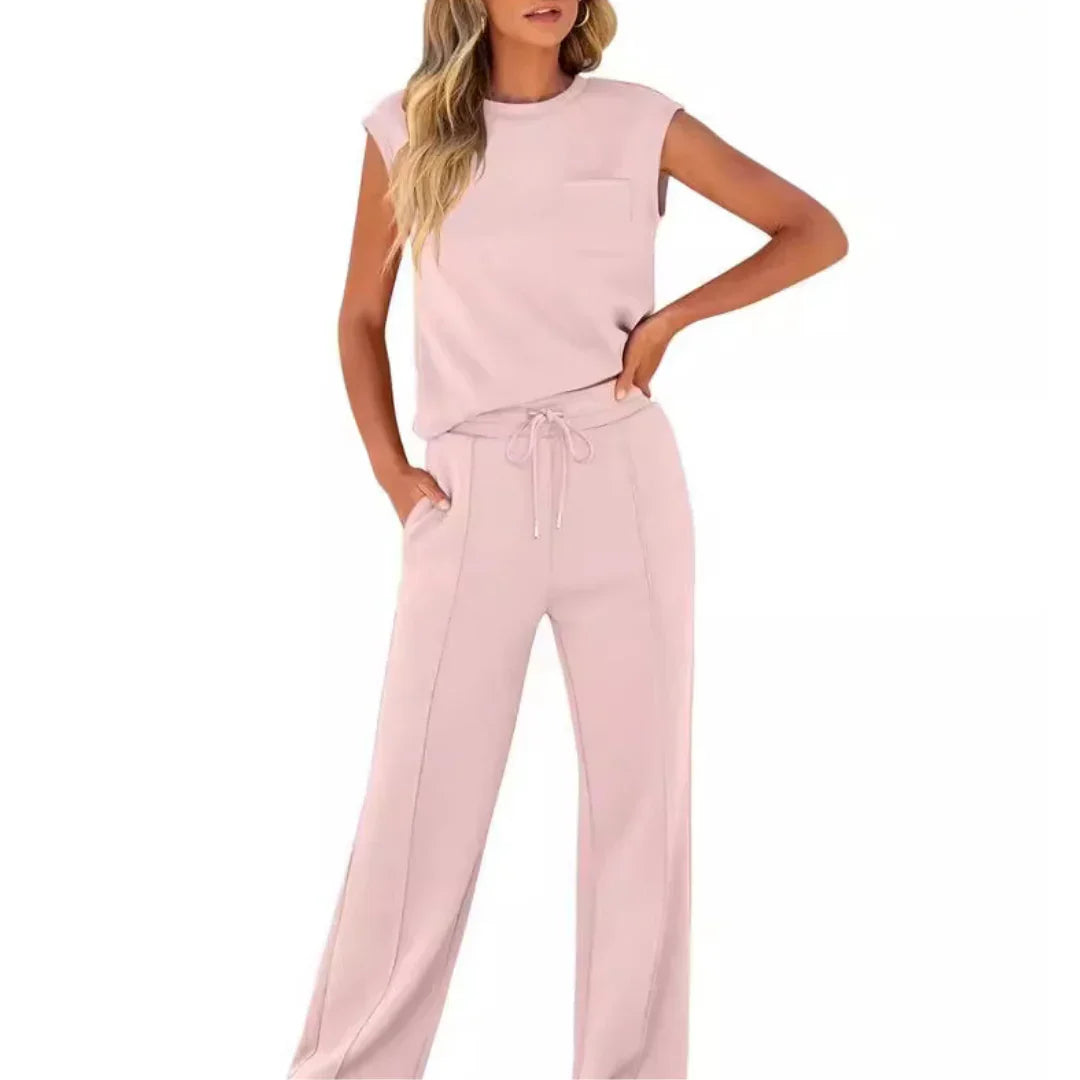 Kaiya™ Avslappnat Matchande Set | Enkel vardags-elegans
