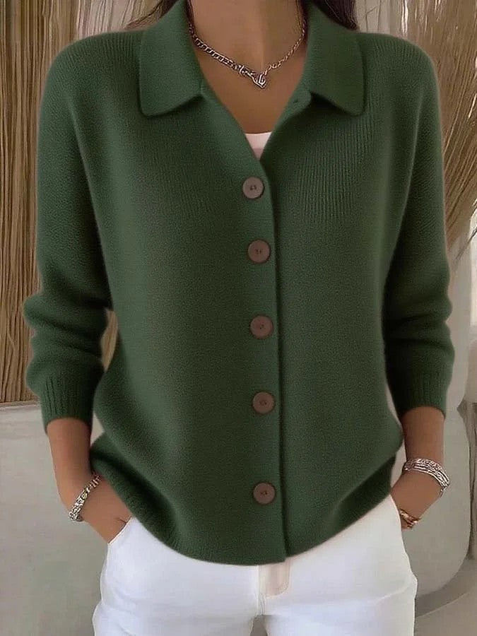 Amelie™ Stickad Cardigan | Tidlös elegans och vardagskomfort