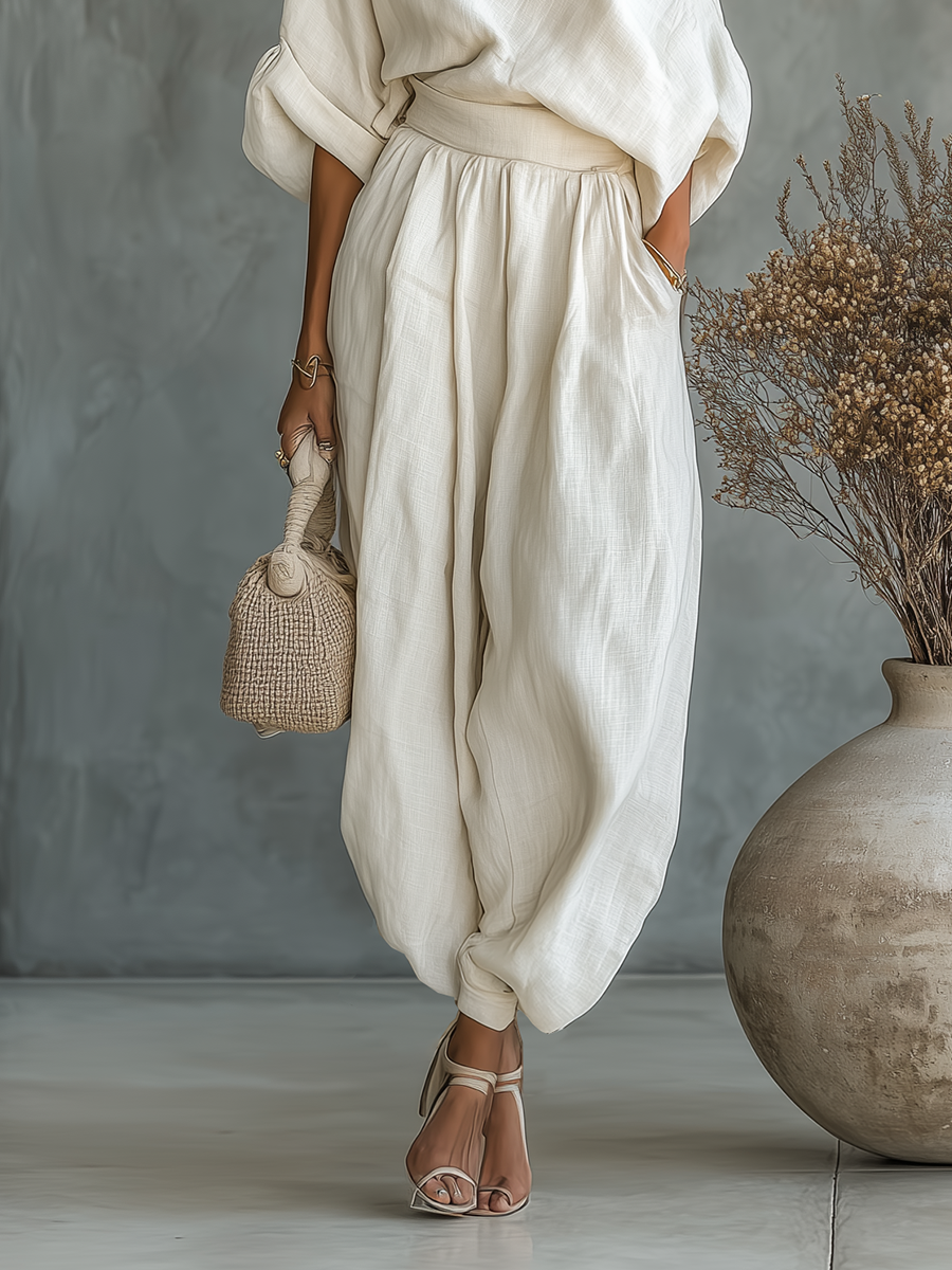Selene™ | Avslappnat linneblandat set