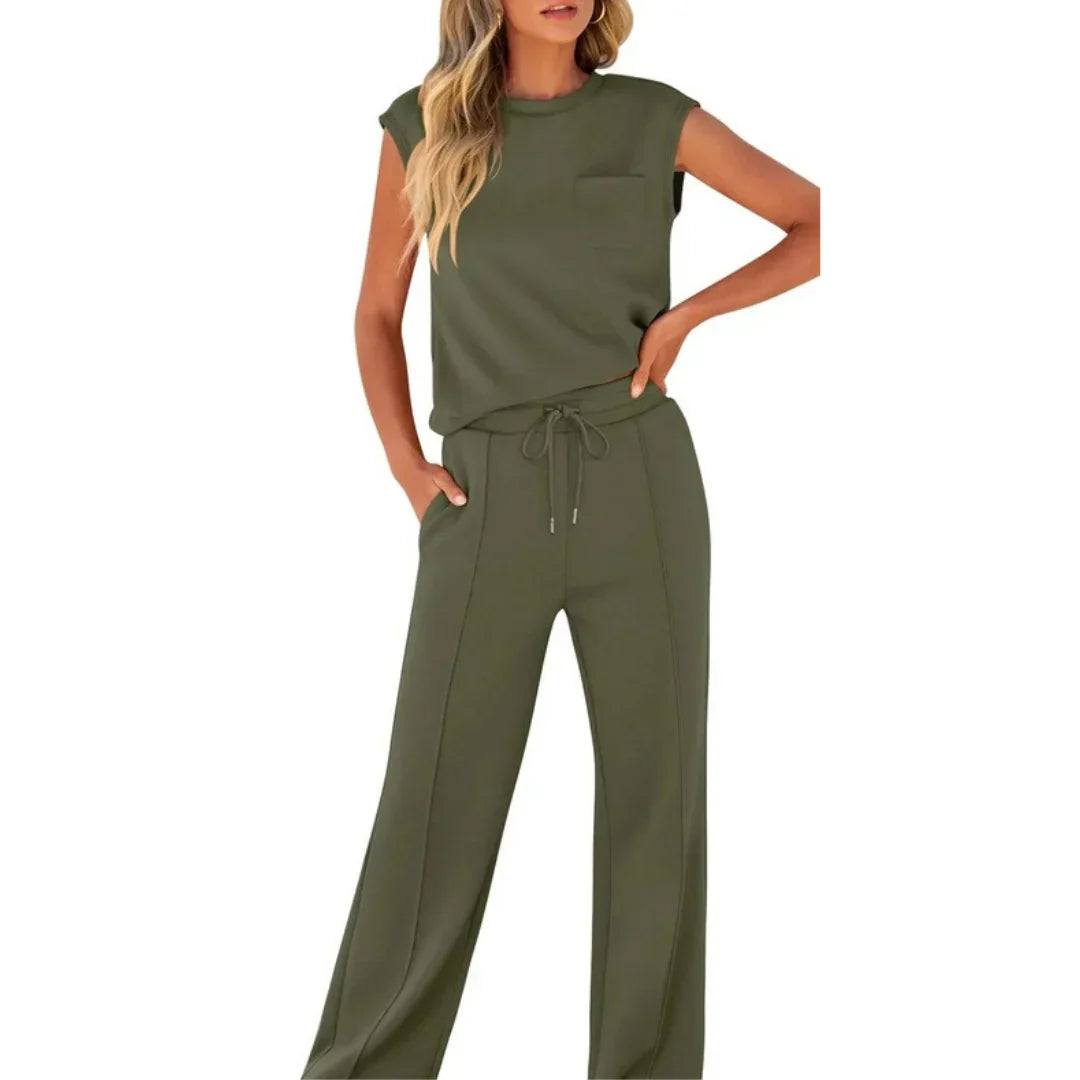 Kaiya™ Avslappnat Matchande Set | Enkel vardags-elegans