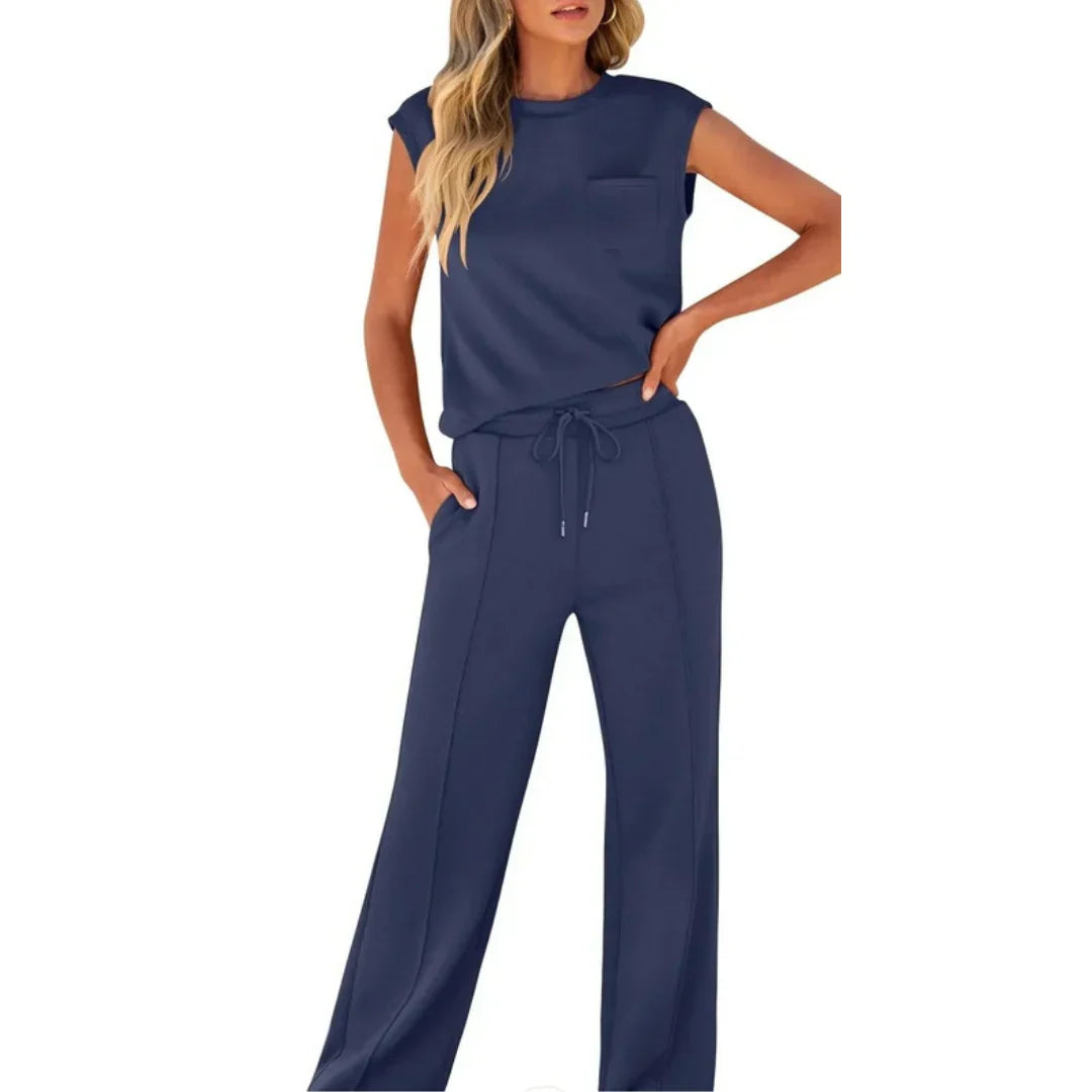 Kaiya™ Avslappnat Matchande Set | Enkel vardags-elegans