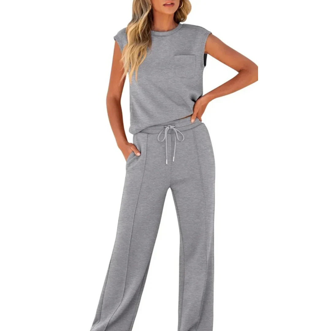 Kaiya™ Avslappnat Matchande Set | Enkel vardags-elegans