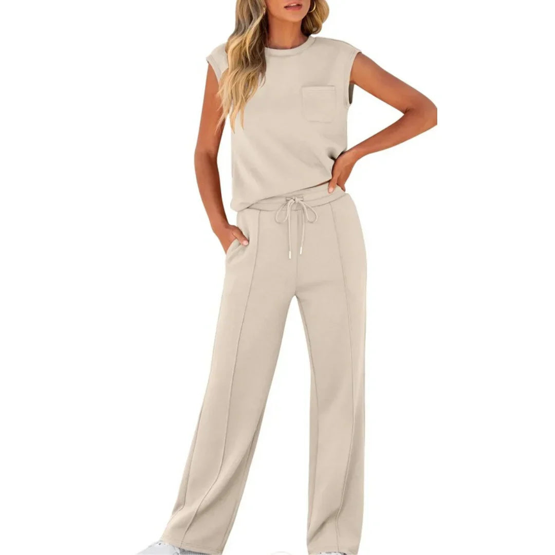 Kaiya™ Avslappnat Matchande Set | Enkel vardags-elegans