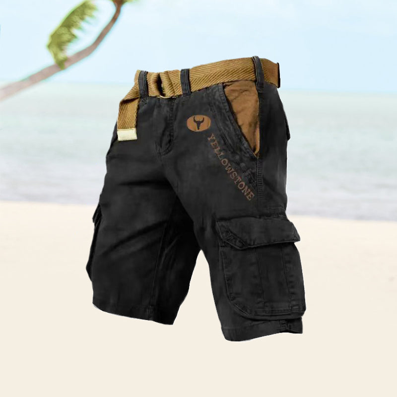Cargo-shorts med djupa fickor - Jason