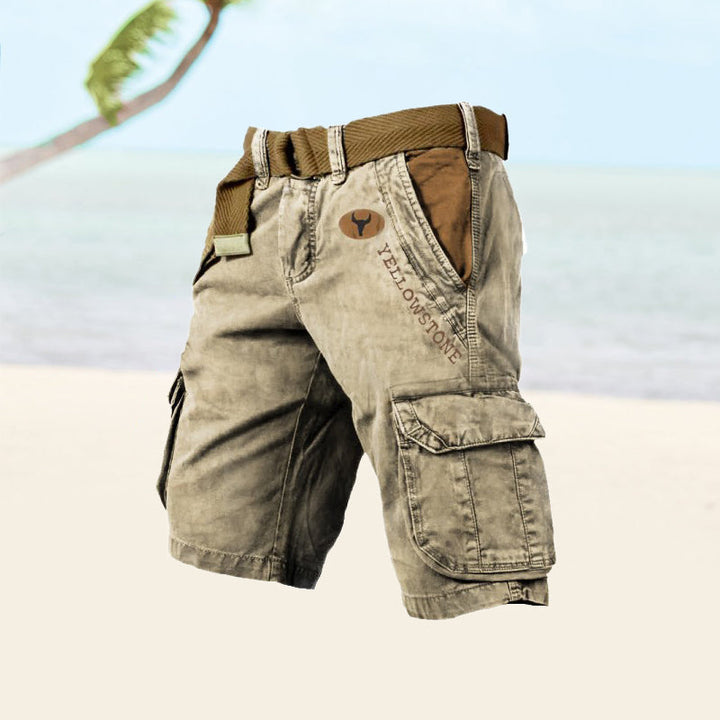 Cargo-shorts med djupa fickor - Jason