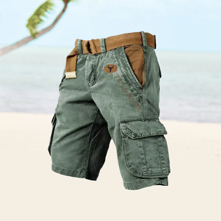 Cargo-shorts med djupa fickor - Jason