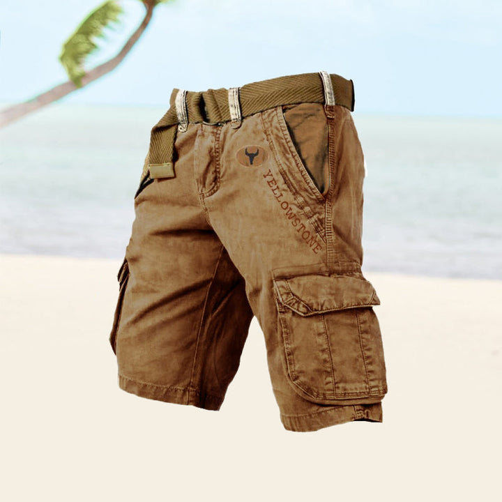 Cargo-shorts med djupa fickor - Jason