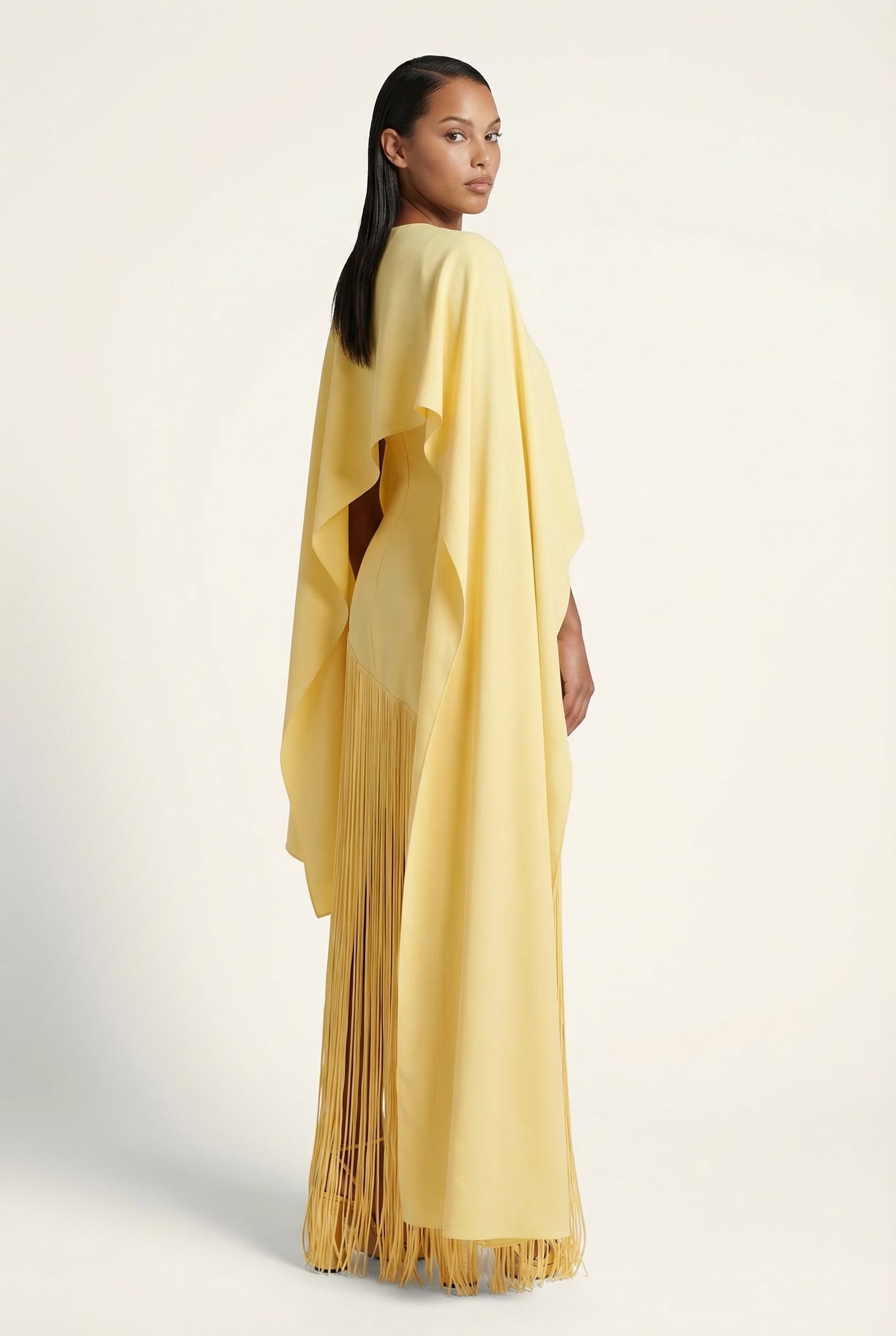 Mariah | Damernas Capeärm Frans Maxi Kvällsklänning för bröllopsgäster