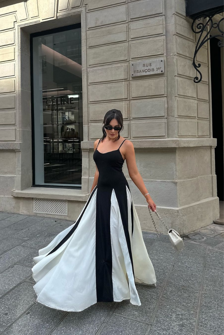 Lovie | Damernas ärmlösa eleganta maxiklänning för bröllopsgäster