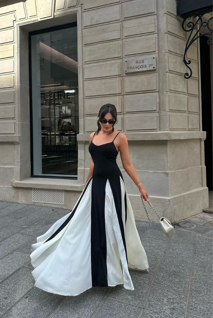 Lovie | Damernas ärmlösa eleganta maxiklänning för bröllopsgäster