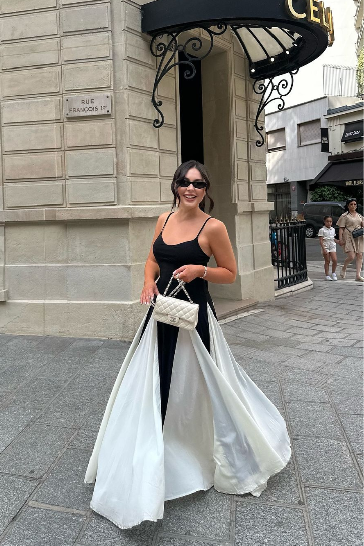 Lovie | Damernas ärmlösa eleganta maxiklänning för bröllopsgäster