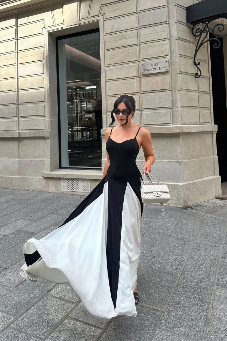 Lovie | Damernas ärmlösa eleganta maxiklänning för bröllopsgäster