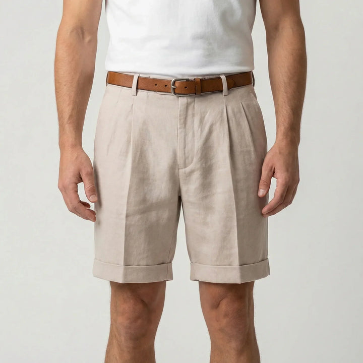 Klassiska herrshorts med pressveck - Erick