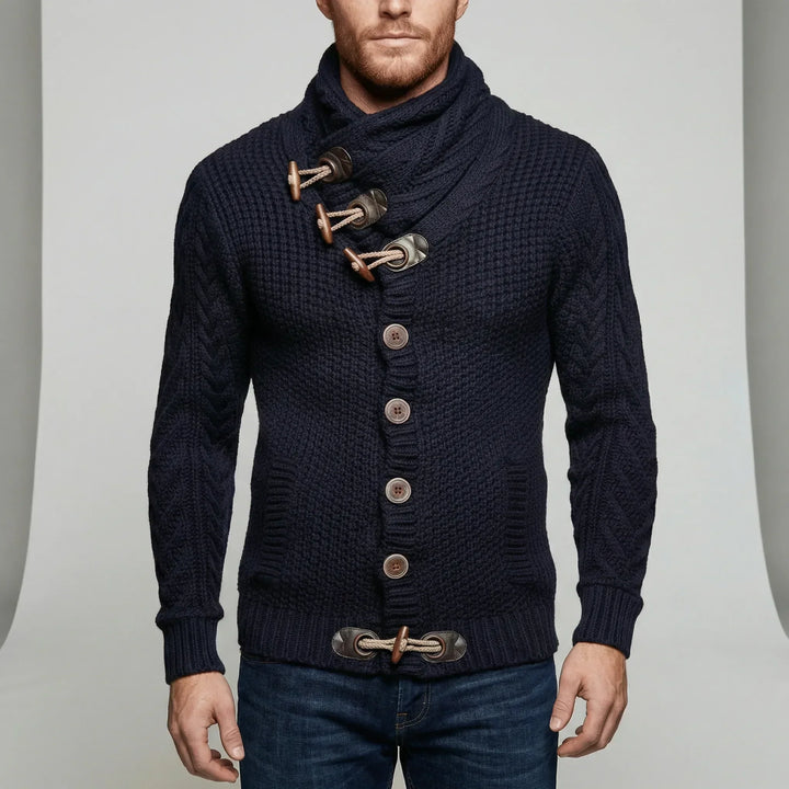 Avslappnad grovstickad cardigan - Ferdinand
