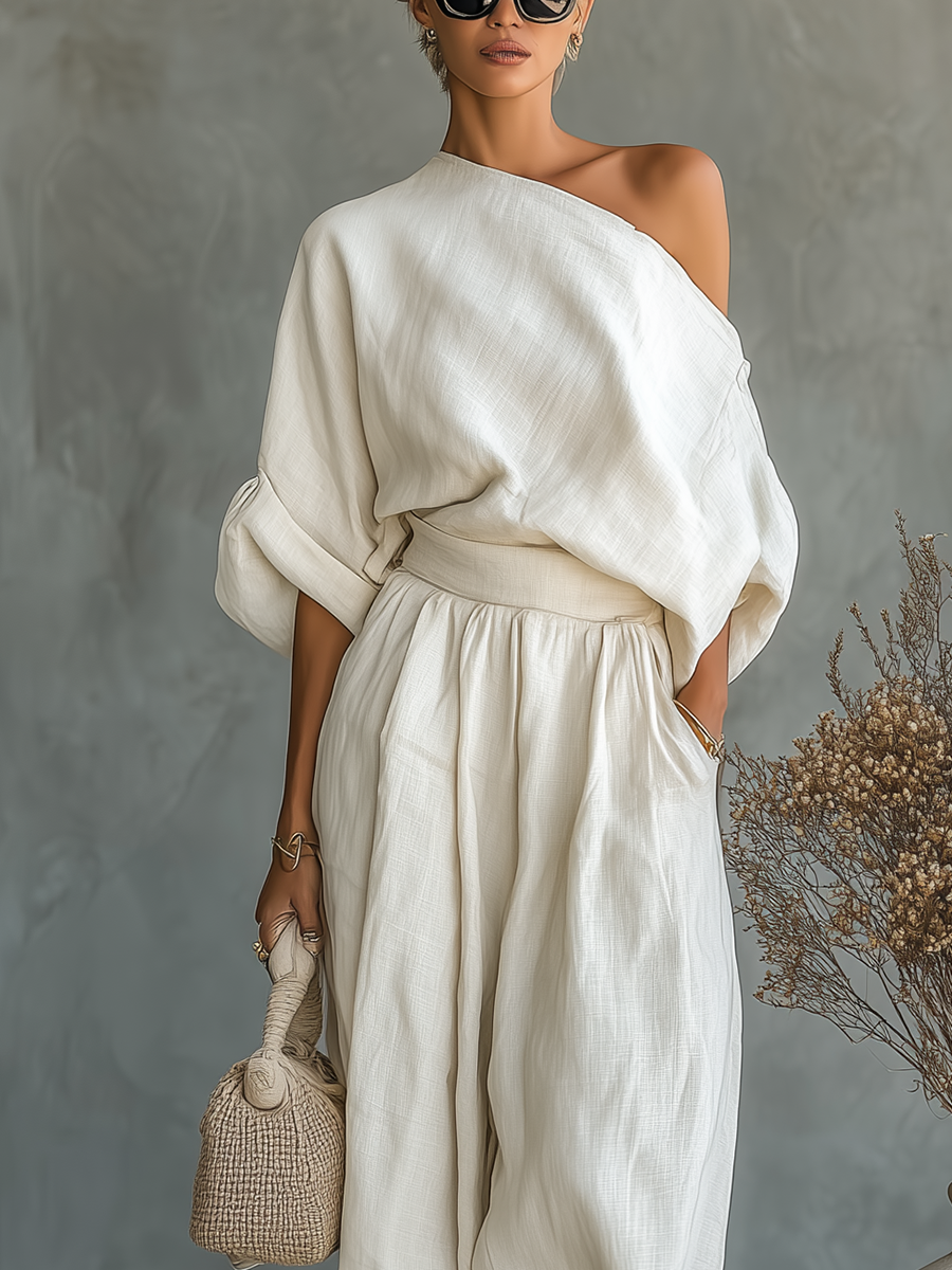 Selene™ | Avslappnat linneblandat set